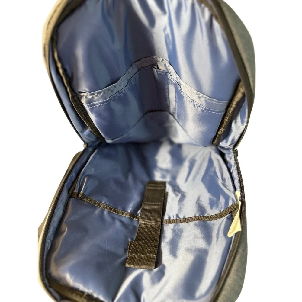 HP Hewlett Packard Laptop Backpack Black Gray 14x19
